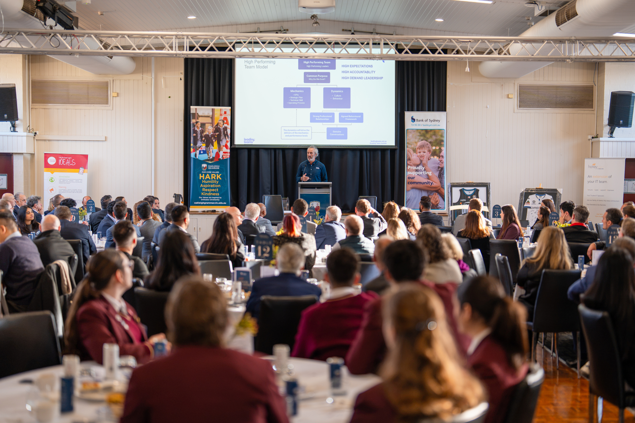 Record-breaking Business Breakfast unites community leaders and raises funds for student spaces